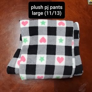 Plush pj pants